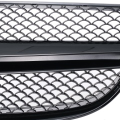 Kühlergrill glanz Schwarz AMG Look passend für Mercedes E-KlasseCoupe C207 A207 Facelift