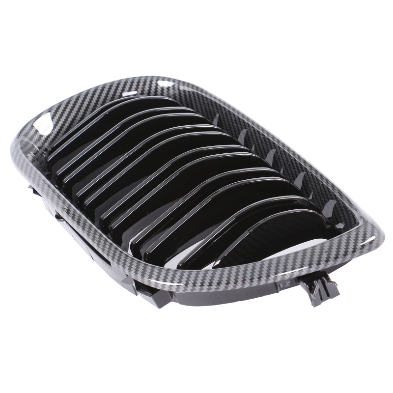 Nieren Grill Carbon Look Doppelsteg passend für BMW 3er E46 Facelift