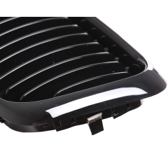 Nieren Grill glanz Schwarz Einzelsteg passend für BMW 3er E36 Facelift