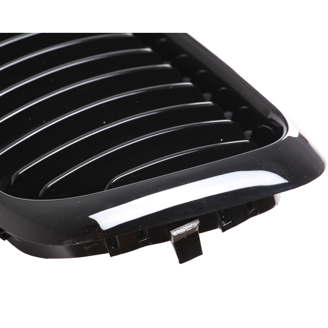 Nieren Grill glanz Schwarz Einzelsteg passend für BMW 3er E36 Facelift