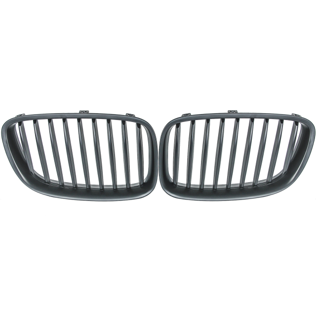 Nieren Grill matt Schwarz Einzelsteg passend für BMW 5er GT F07