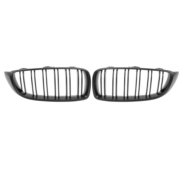 Nieren Grill matt Schwarz Doppelsteg passend für BMW 4er F32 F33 F36 F80 F82 F83
