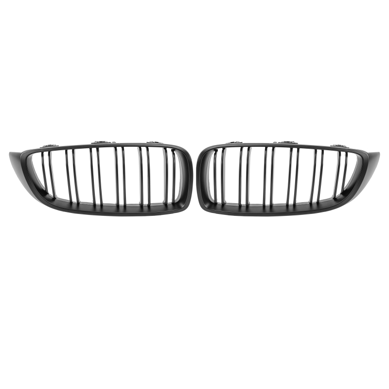Nieren Grill matt Schwarz Doppelsteg passend für BMW 4er F32 F33 F36 F80 F82 F83