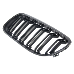 Nieren Grill matt Schwarz Doppelsteg passend für BMW 3er E90 E91 Facelift