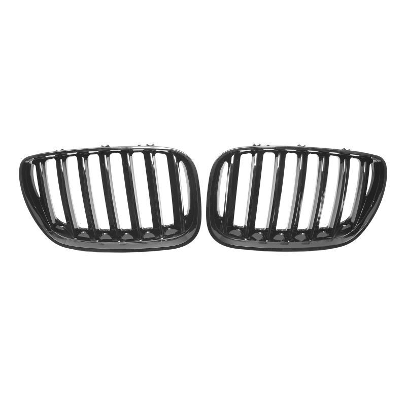 Nieren Grill glanz Schwarz Einzelsteg passend für BMW X5 E53 Facelift