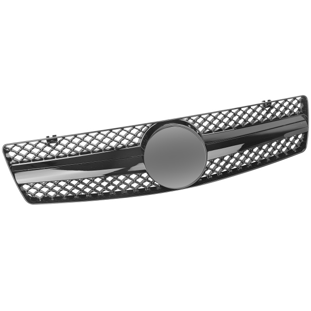 Kühlergrill glanz Schwarz AMG Look passend für Mercedes SL R129