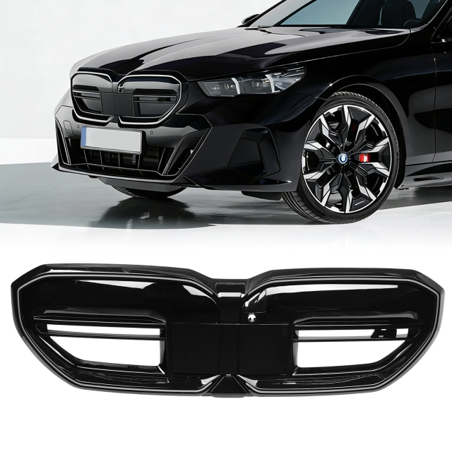 LED Sport Kühlergrill Glanz Schwarz Passt Für Bmw 5er G60 G61 2023 OHNE KABEL