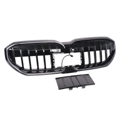 Passt für BMW 5er I5 G60 G61 Nieren Glanz Schwarz GT W/LED Grill OHNE KABEL 2023-
