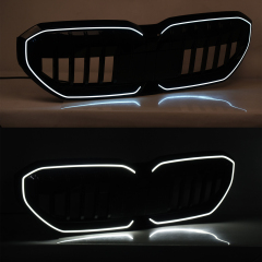 Passt für BMW 5er I5 G60 G61 Nieren Glanz Schwarz GT W/LED Grill OHNE KABEL 2023-