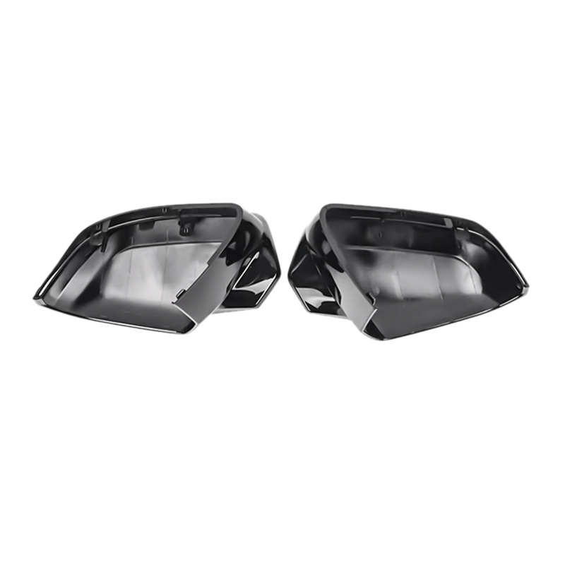 2 Stucke Spiegelkappe Außenspiegel schwarz für BMW 5er G60 G61 23- Links Rechts