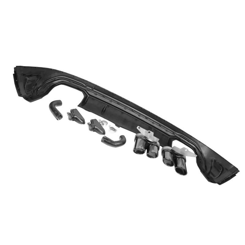 Diffuser für Audi Q5 SUV FY Facelift S-Line (2022-2025) Zwart Sport Look