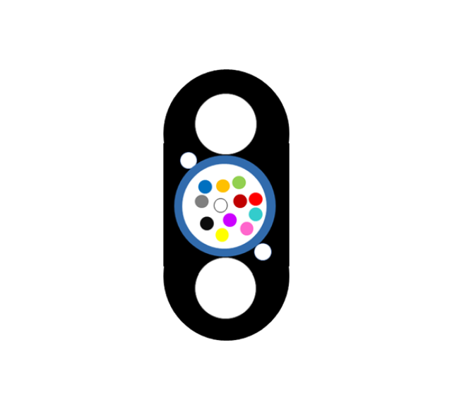 Semi Dry Flat Drop Cable