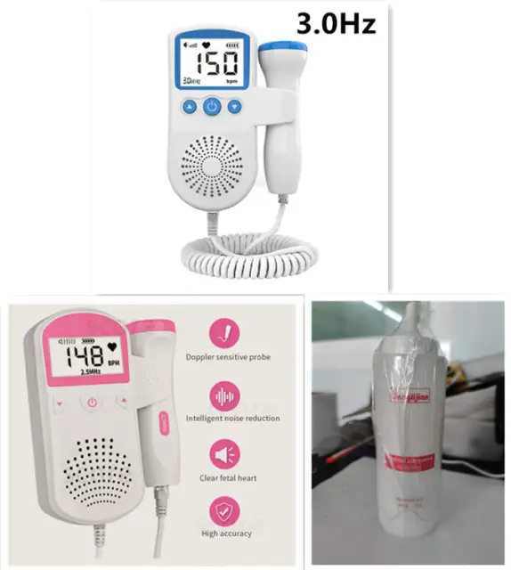 Fetal Heart Rate Monitor Home Pregnancy Baby Fetal Sound Heart Rate ...