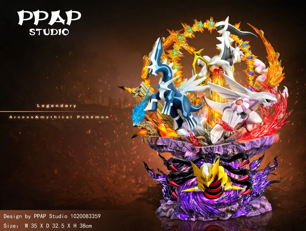 PPAP STUDIO - Legendary x Arceus & Mythical Pokemon Resin Statue
