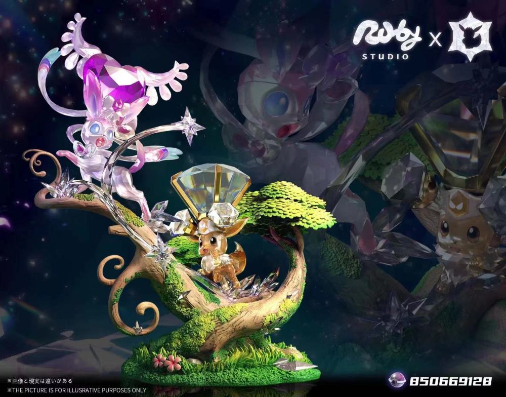 Ruby Studio - Terastallization Eevee & Sylveon - Pokemon