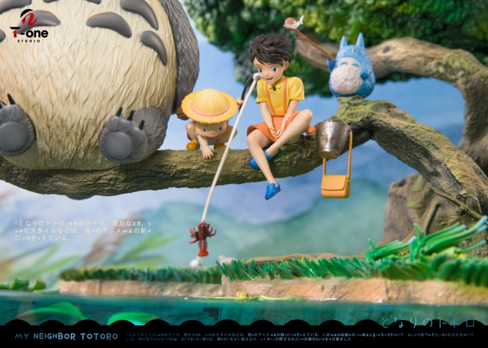 [Preorder] T One Studio - My Neighbor Totoro - Fishing Totoro - Resin Statue