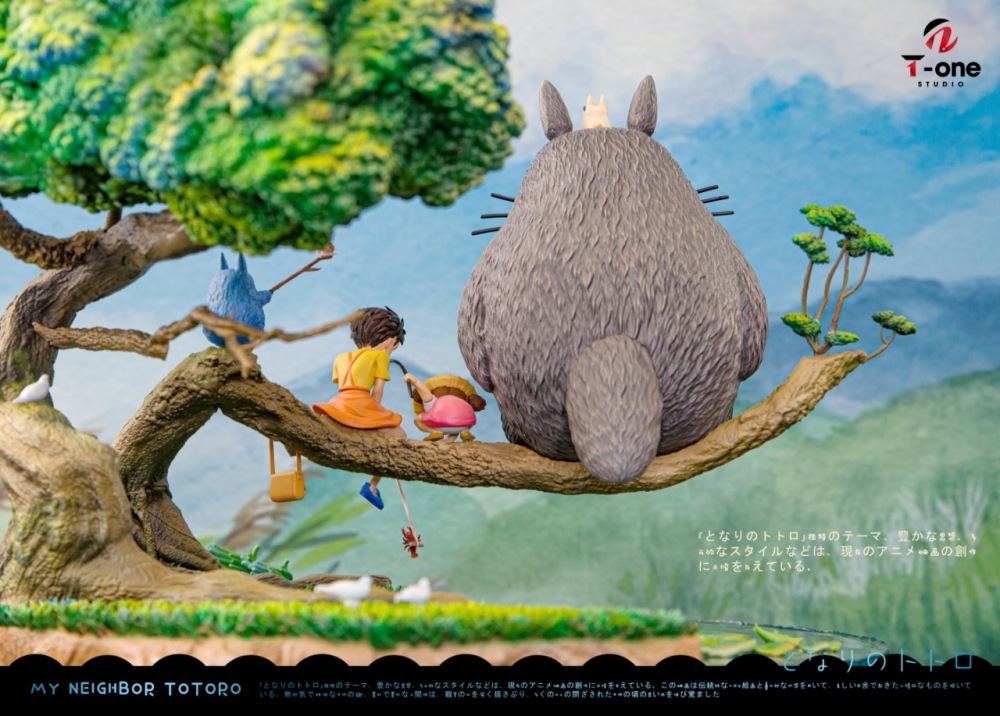[Preorder] T One Studio - My Neighbor Totoro - Fishing Totoro - Resin Statue