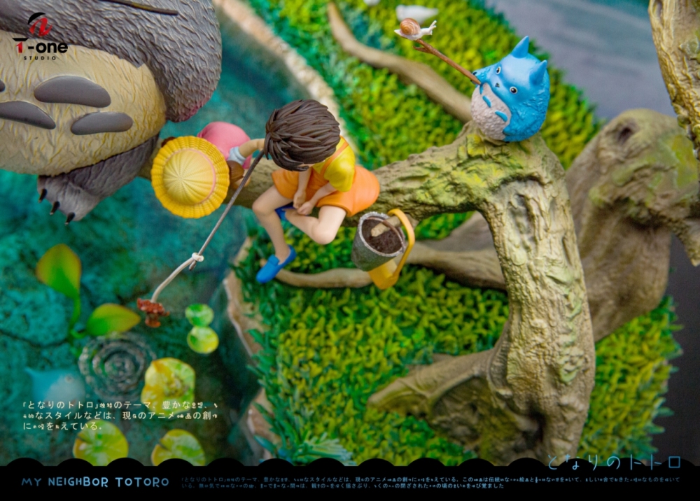 [Preorder] T One Studio - My Neighbor Totoro - Fishing Totoro - Resin Statue