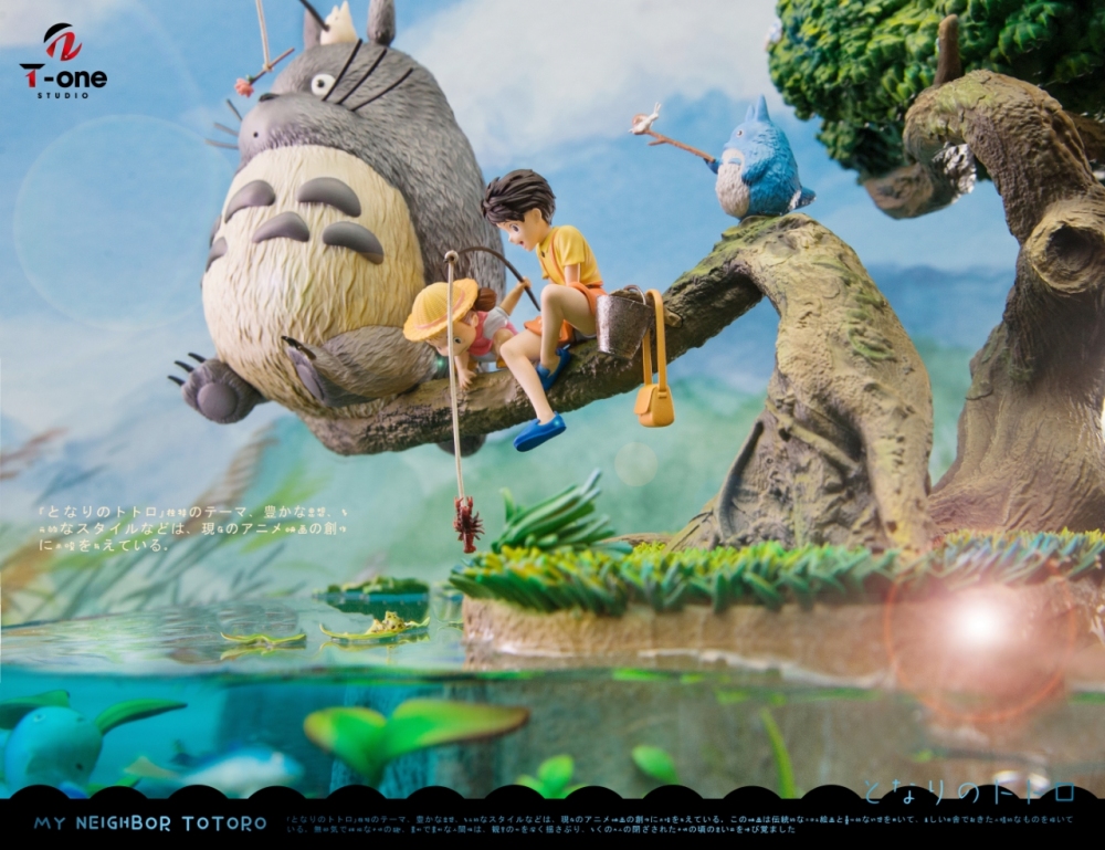 [Preorder] T One Studio - My Neighbor Totoro - Fishing Totoro - Resin Statue