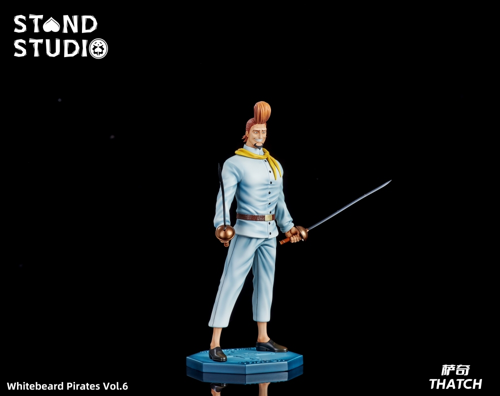 [Preorder] Stand Studio - Thatch WhiteBear Pirates - OnePiece Resin Statue