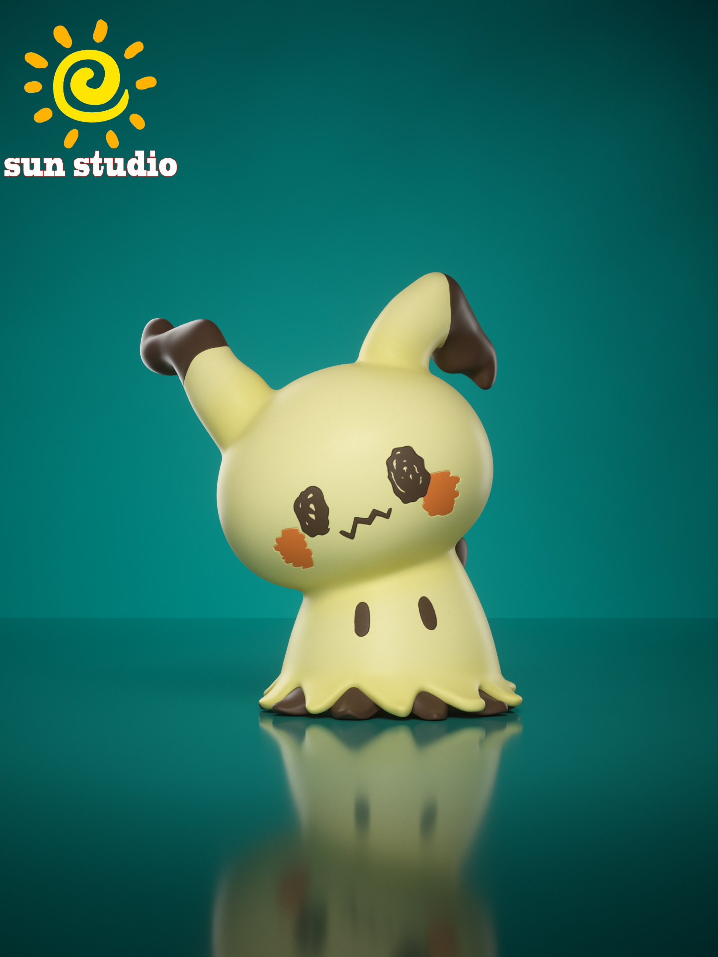 Sun Studio - Halloween Mimikyu - Pokemon Resin Statue