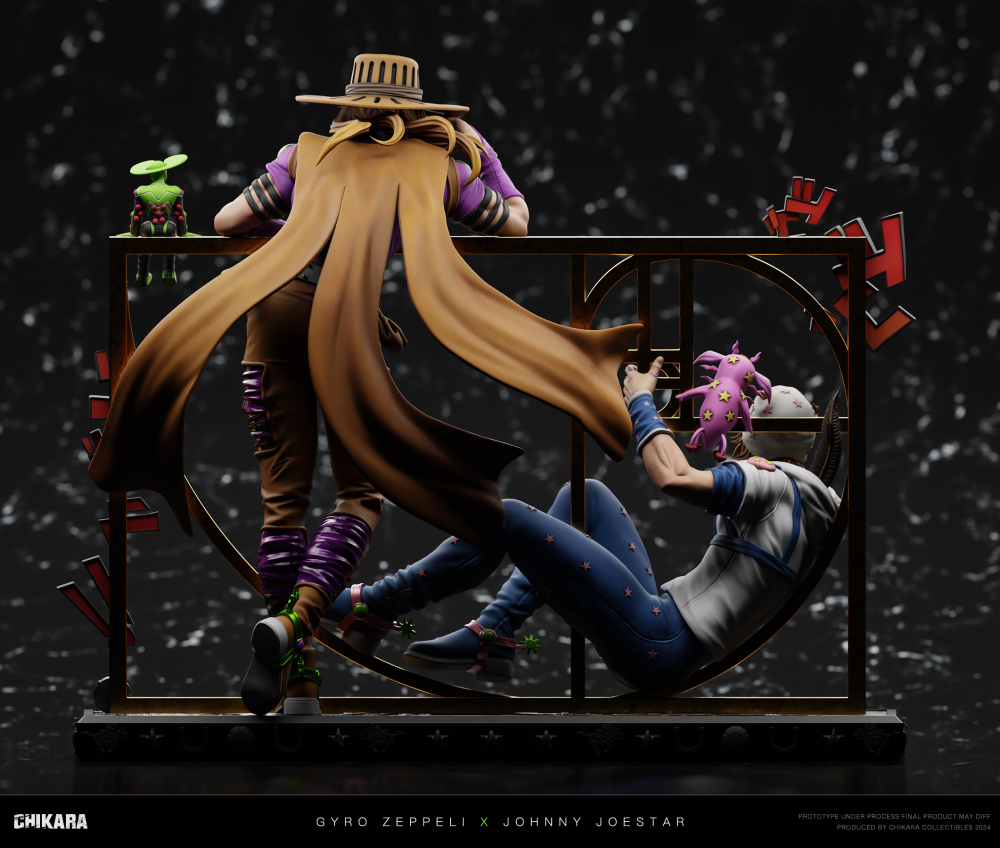 [Preorder] Chikara Studio - Gyro Zeppeli x Johnny Joestar - Jojos Bizarre Resin statue