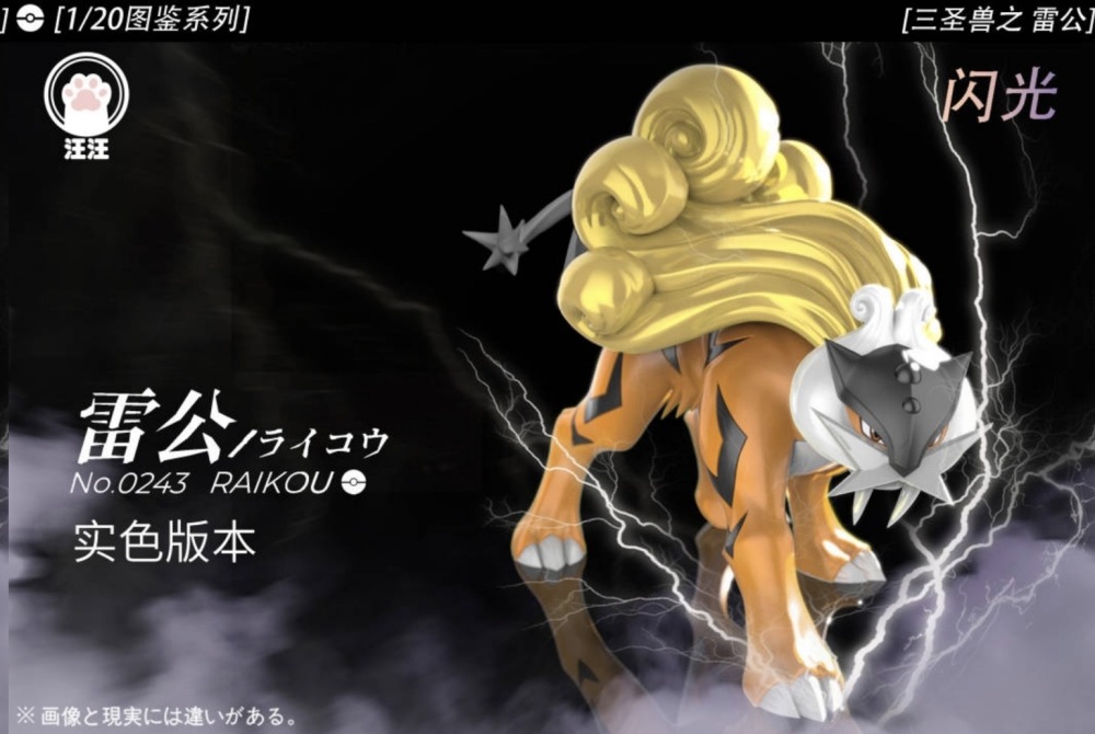 WW Studio - Raikou - Pokemon Scale World