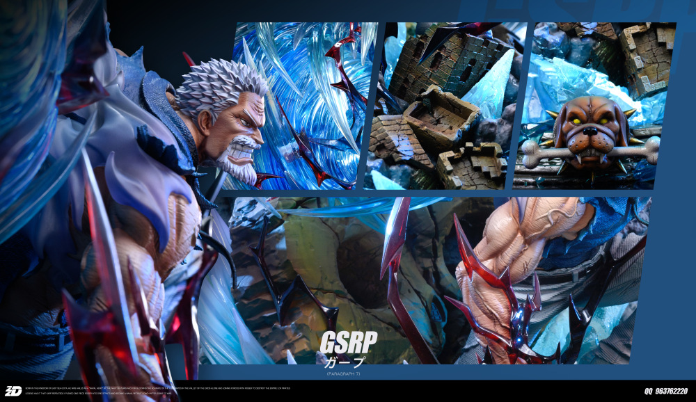 [Preorder] ZZDD Studio - Monkey D Garp Navy Heroe - OnePiece Resin Statue