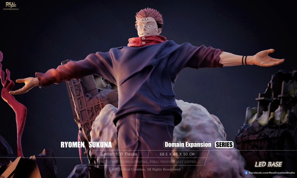 [Preorder] Real Creation Studio - Ryomen Sukuna - Jujutsu Kaisen Resin Statue