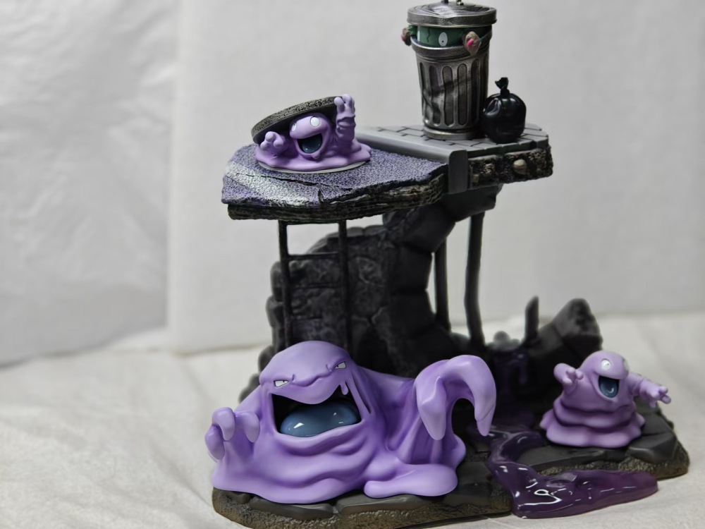 ShuiMianYuan Studio - Grimer x Muk - Pokemon Resin Statue