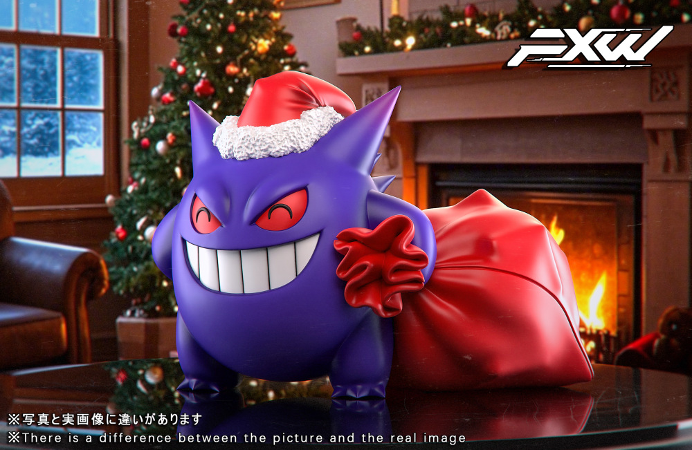 FXW Studio - Chritmas Gengar x Slowpoke - Pokemon Statues
