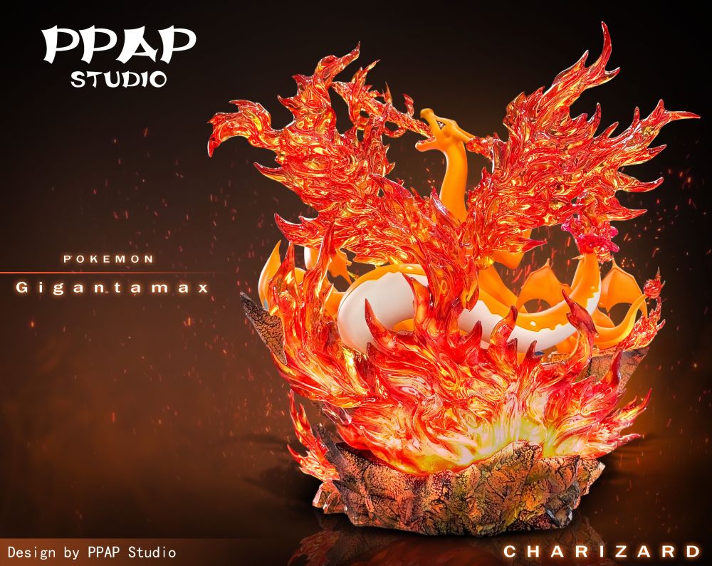 PPAP Studio - Gigamax Charizard Family - Pokemon Resin Statue