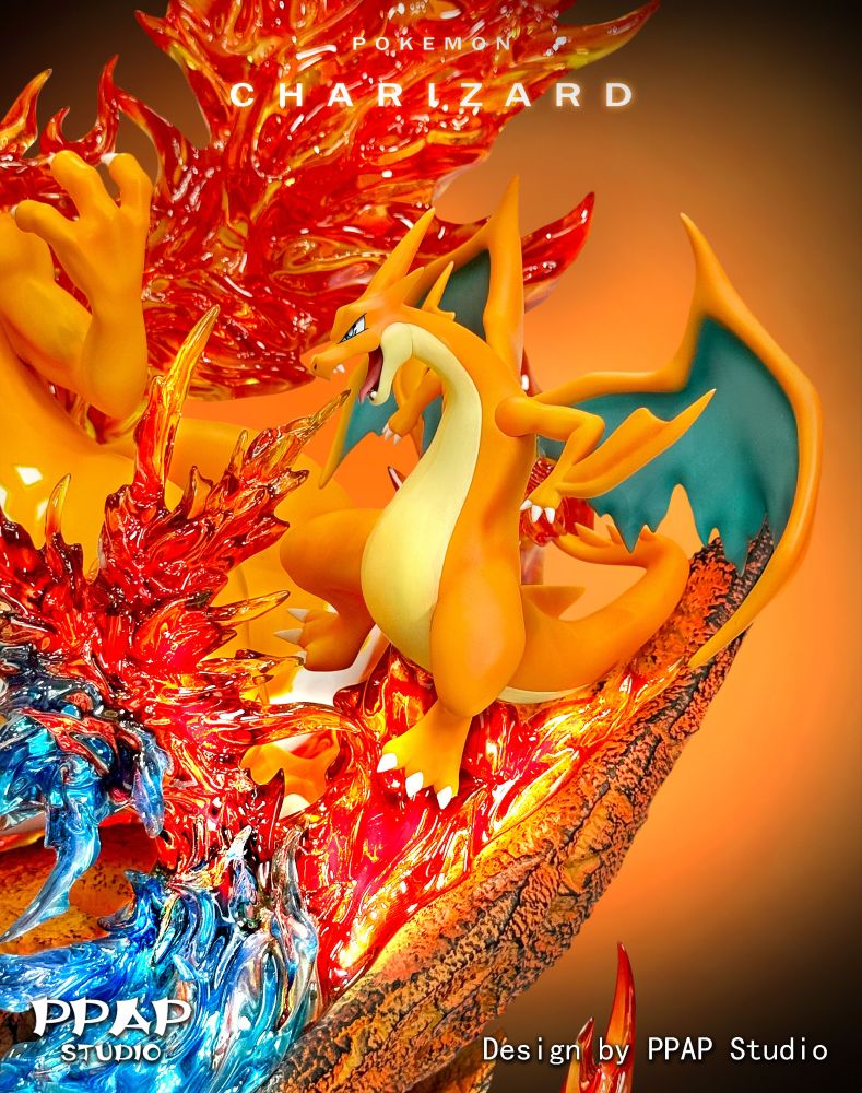 PPAP Studio - Gigamax Charizard Family - Pokemon Resin Statue