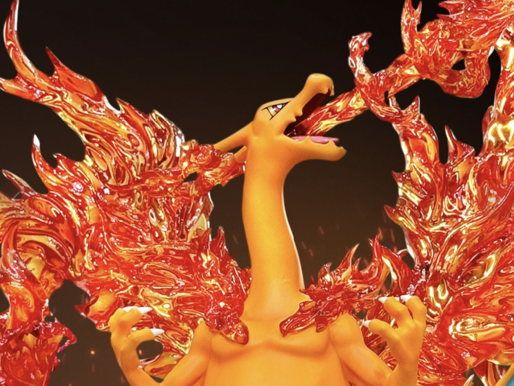 PPAP Studio - Gigamax Charizard Family - Pokemon Resin Statue