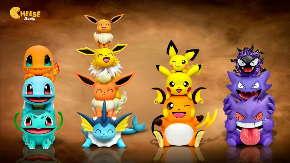 Cheese Studio - Eevee Evolution - Pokemon Resin Statue