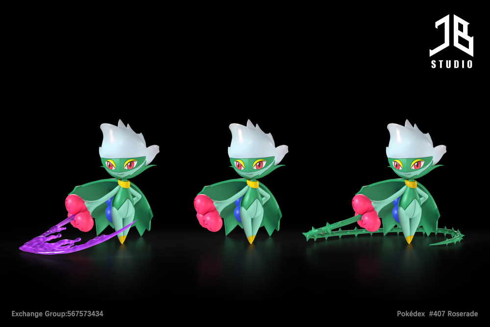 JB Studio - Roserade - Pokemon Scale World