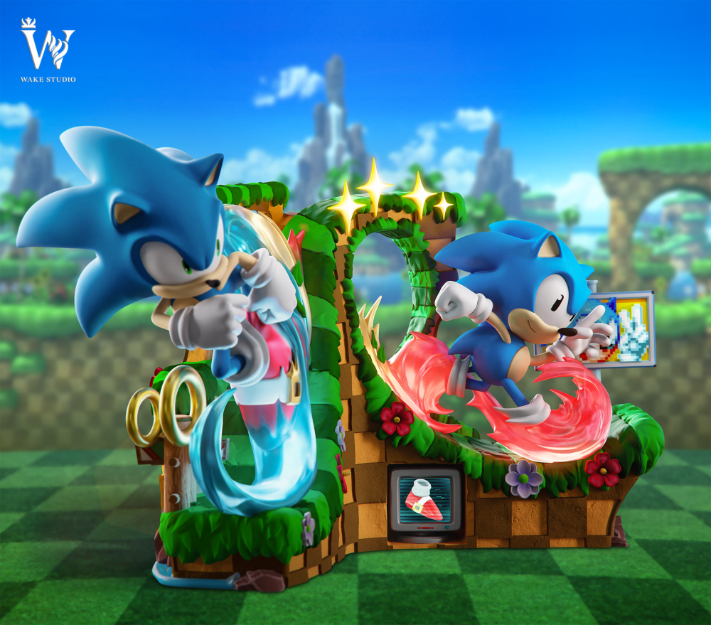 [Preorder] Wake Studio - Sonic The Hedgehog - Sonic Resin Statue