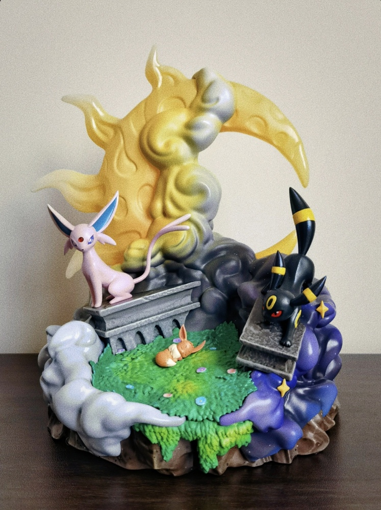 DCG Studio - Espeon & Umbreon - Pokemon Resin Statue