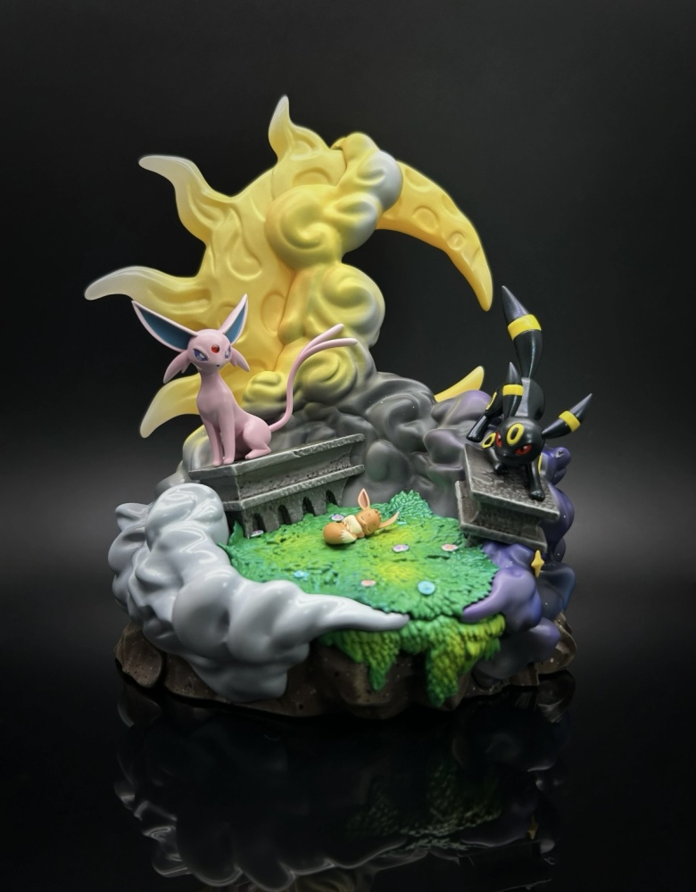 DCG Studio - Espeon & Umbreon - Pokemon Resin Statue