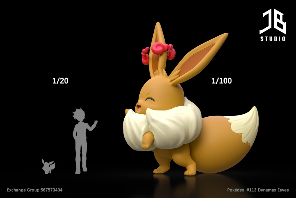 JB Studio - Gigantamax Eevee - Pokemon Scale World