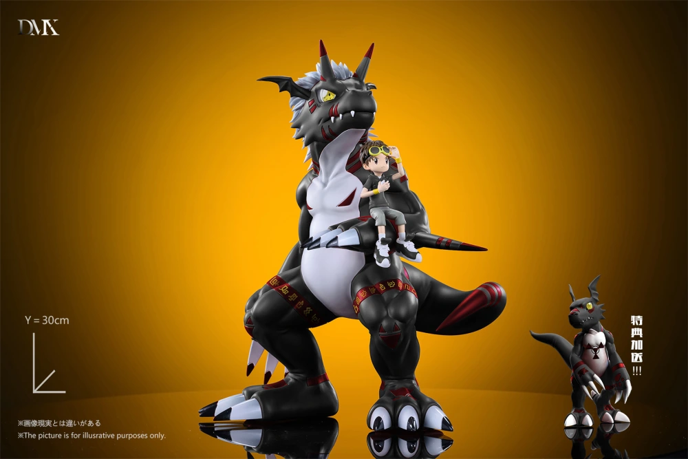 DMX Studio - Growmon x Takato Matsuda x Guilmon - Digimon Resin Statue