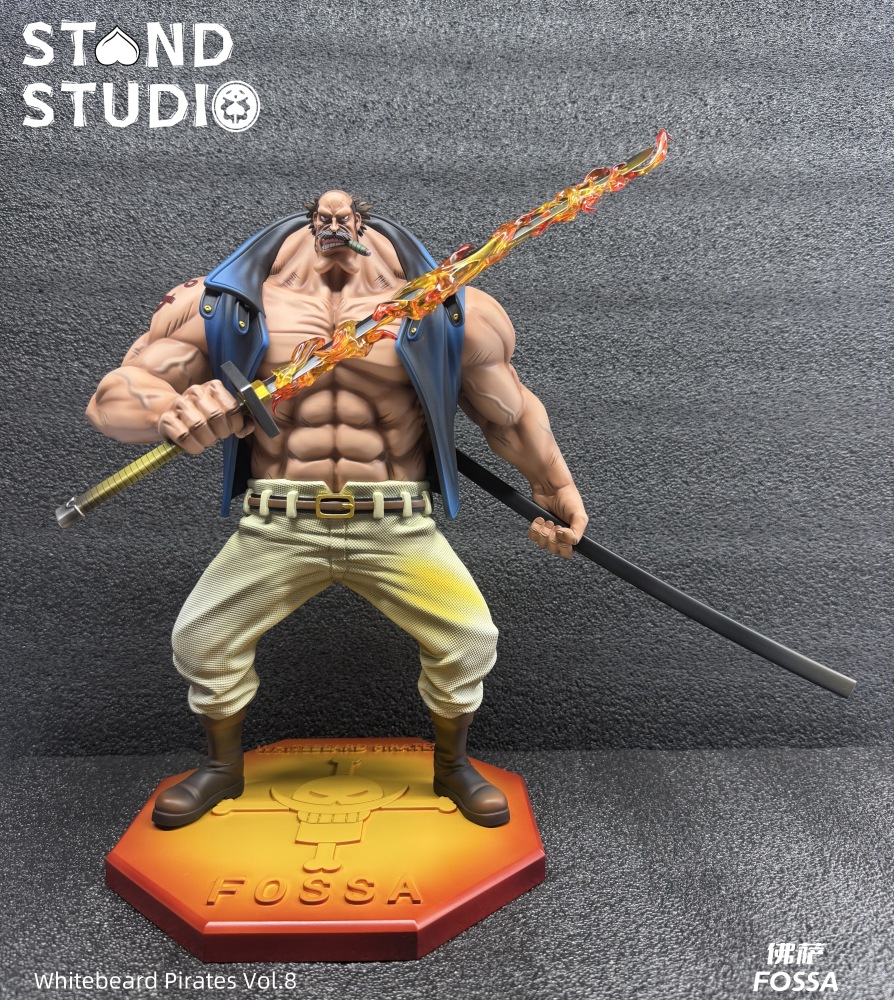 Stand Studio - WhiteBeard Pirates Fossa - Digimon Resin Statue