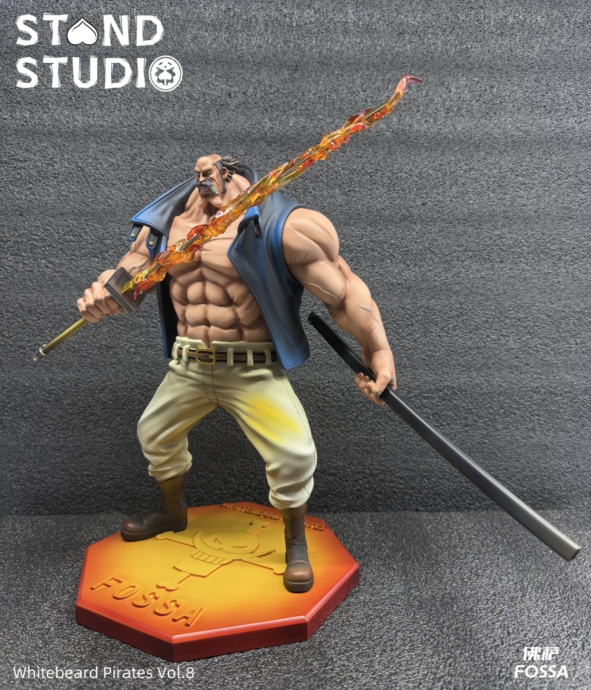 Stand Studio - WhiteBeard Pirates Fossa - Digimon Resin Statue