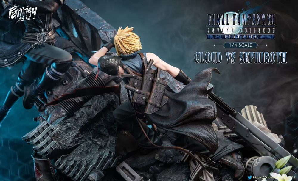 [Preorder] Fantasy Studio - Cloud Vs Sephiroth - Final Fantasy Resin Statue