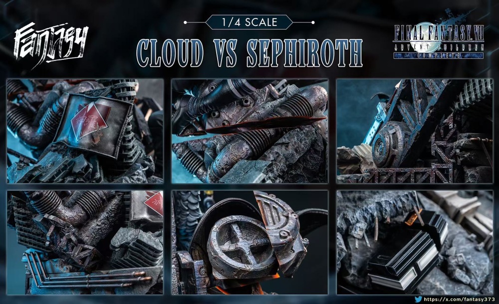 [Preorder] Fantasy Studio - Cloud Vs Sephiroth - Final Fantasy Resin Statue