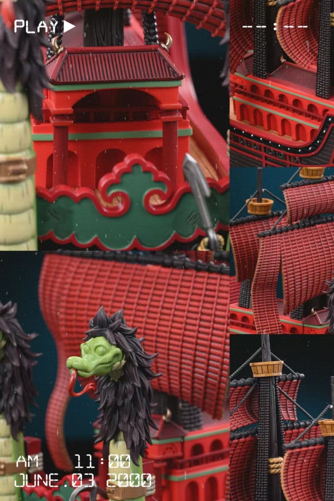 [Preorder] M4 Studio - Nine Snakes Ship - One Piece Resin Statue