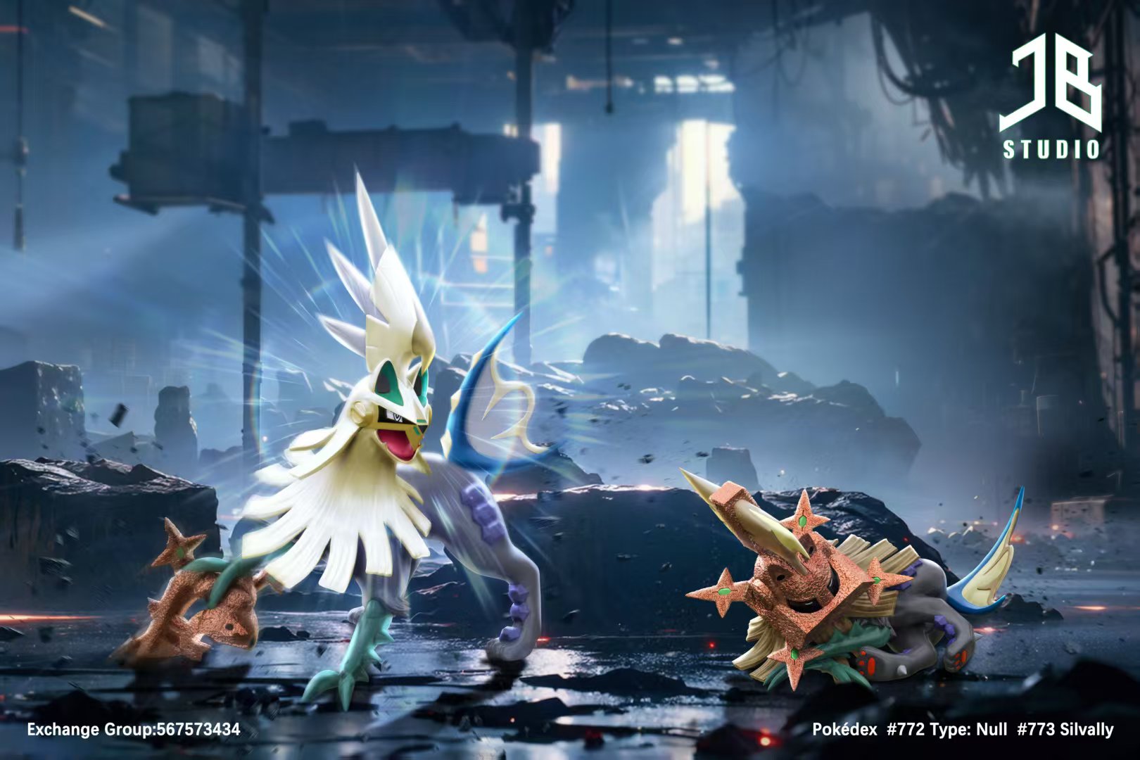 Type Null Ex JB Studio - Type Null x Silvally - Pokemon Scale World
