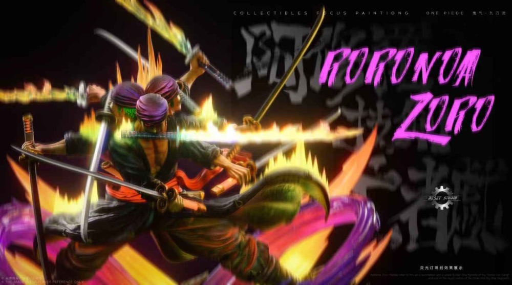Reset Studio - Ashura Zoro - One Piece Resin Statue
