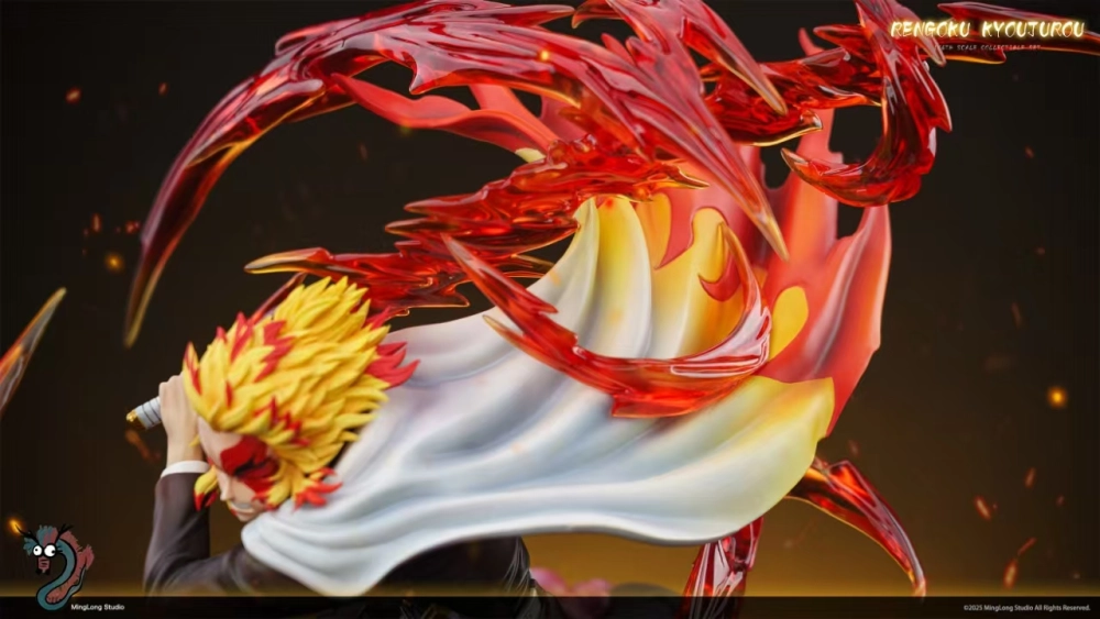 MingLong Studio - Rengoku Kyoujurou - Demon Slayer Resin Statue