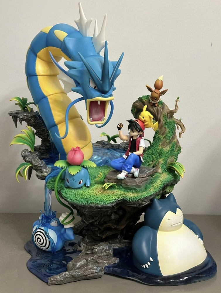 PC House - Trainer Red Tesm - Pokemon Resin Statue